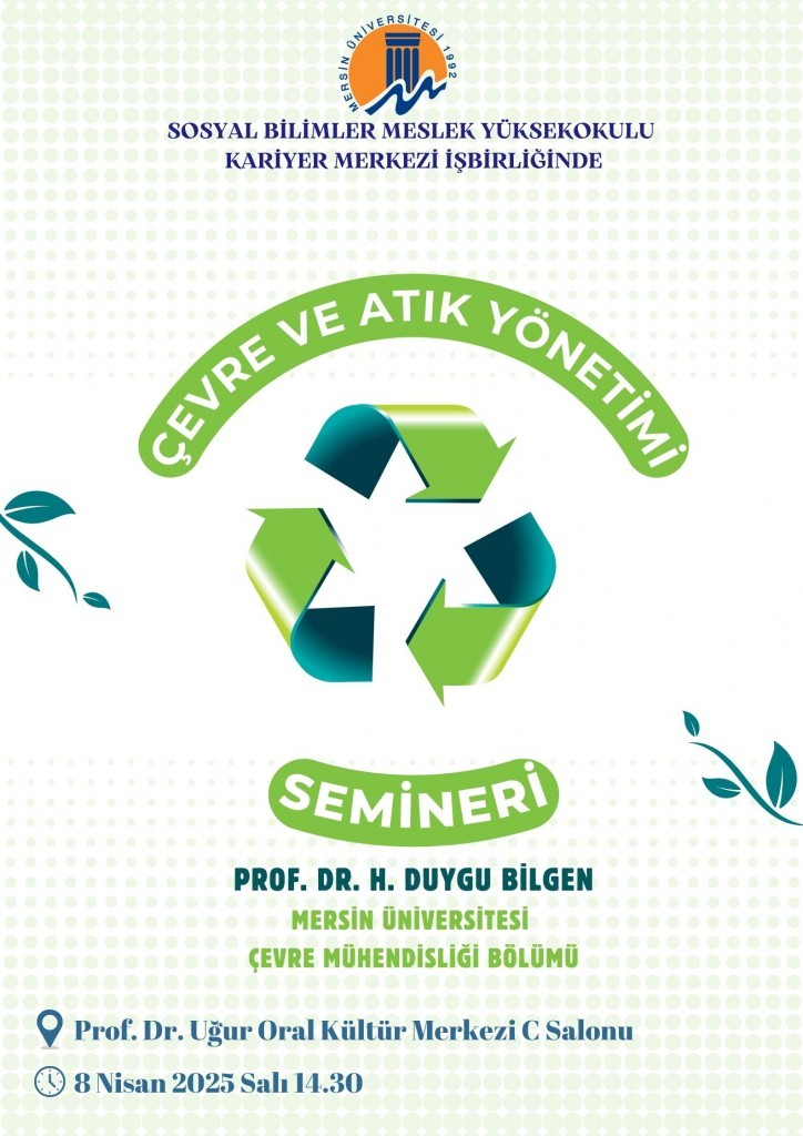 Çevre ve Sıfır Atık Semineri detayı için tıklayınız
