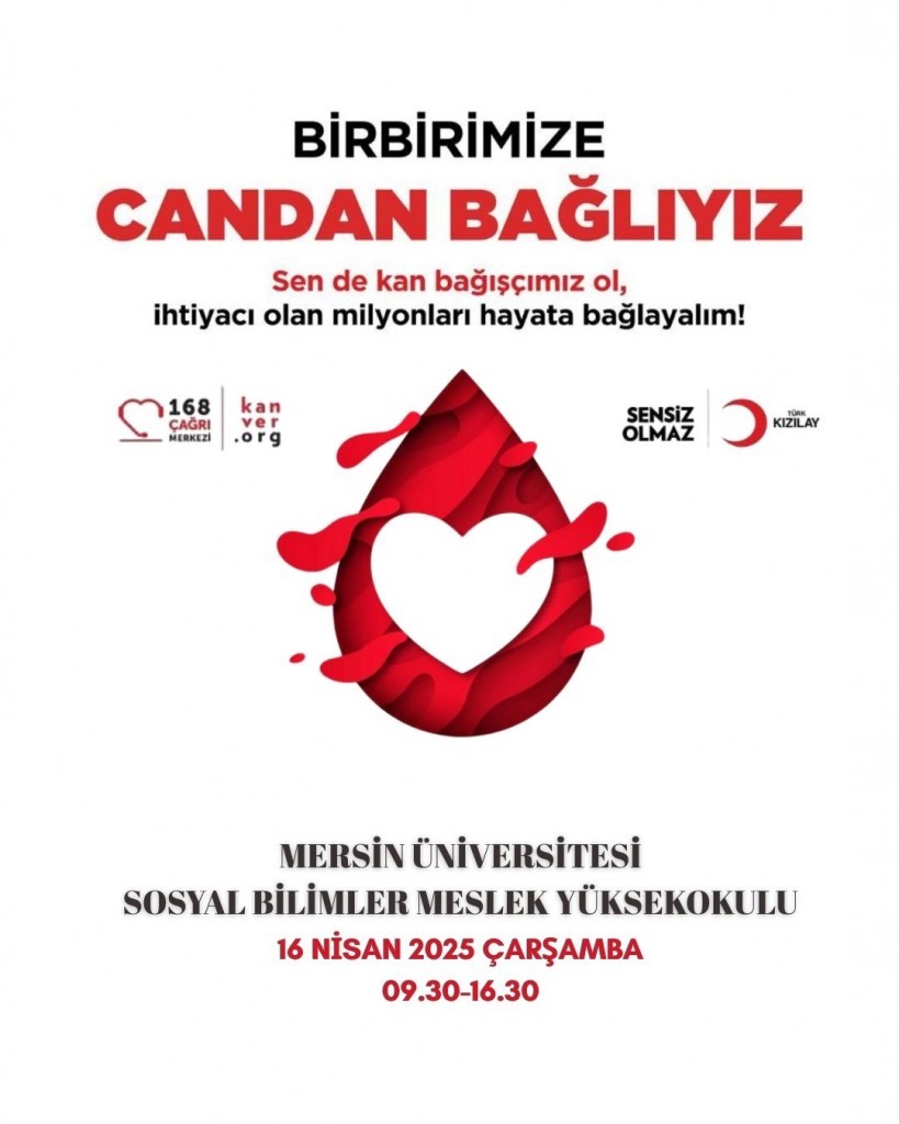 Birbirimize Candan Bağlıyız: Kan Bağışı Kampanyası detayı için tıklayınız