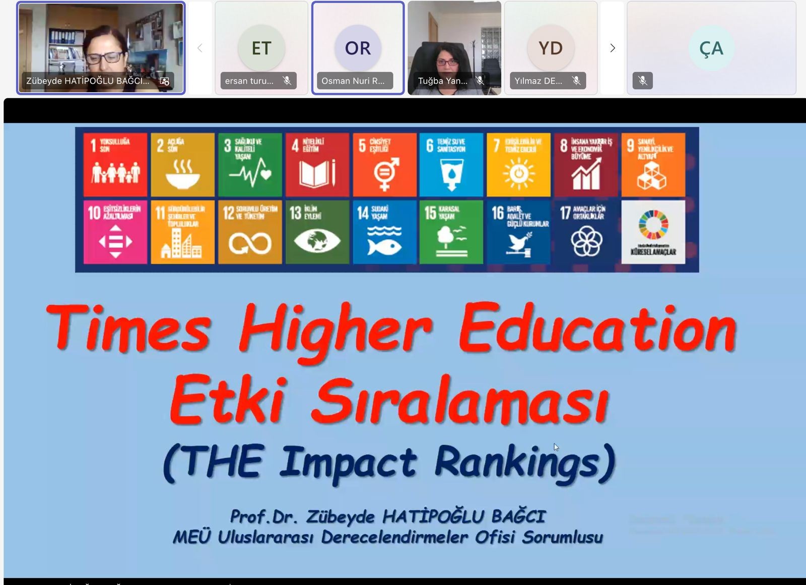 Koordinatörlüğümüzde Times Higher Education Dünya Üniversite Sıralamaları Veri Toplama Süreci Toplantısı Gerçekleştirildi detayı için tıklayınız