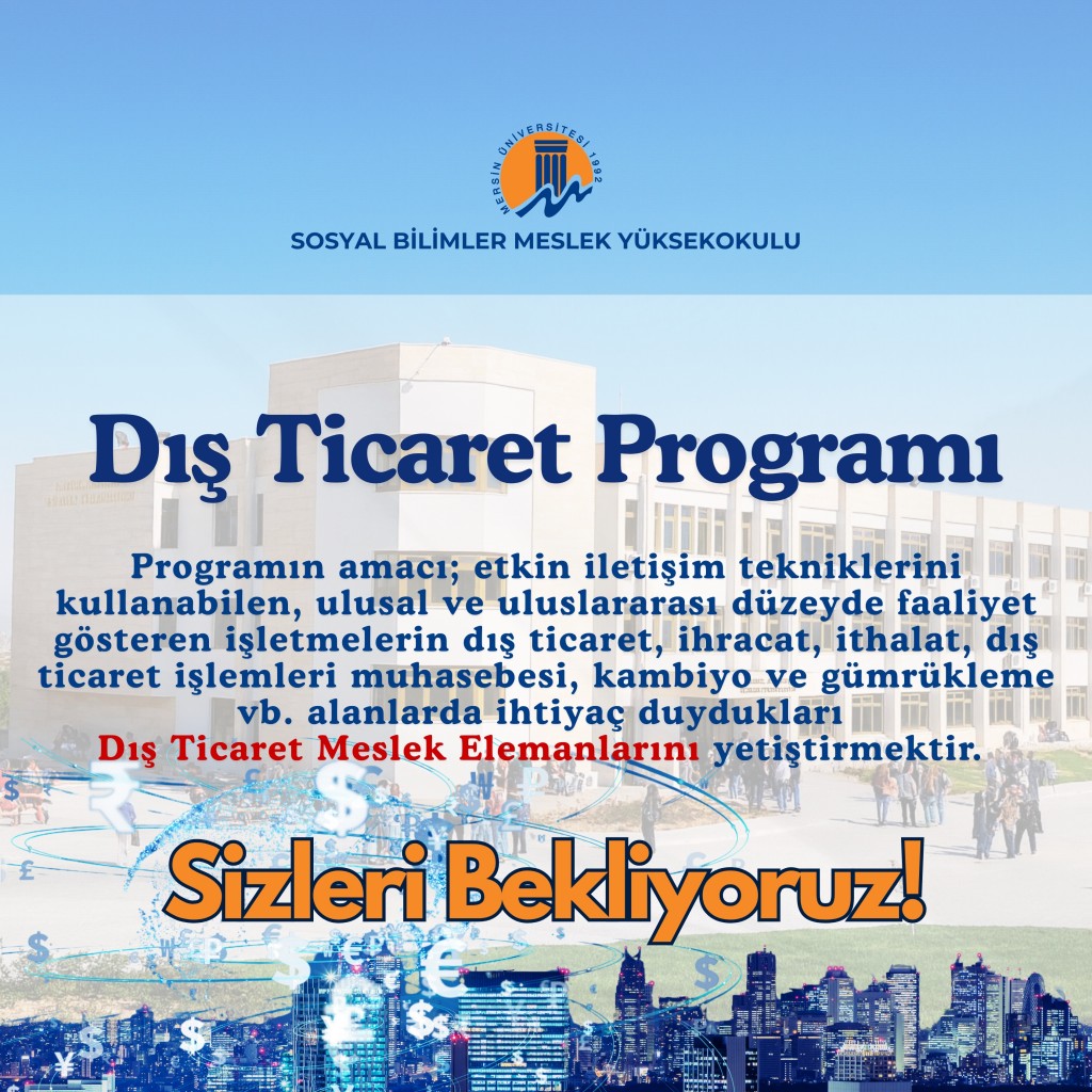 Dış Ticaret Programına Davet Ediyoruz detayı için tıklayınız