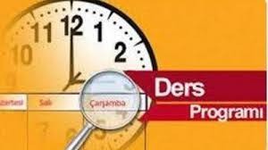 2025-2026 Güz Dönemi Haftalık Ders Programı detayı için tıklayınız