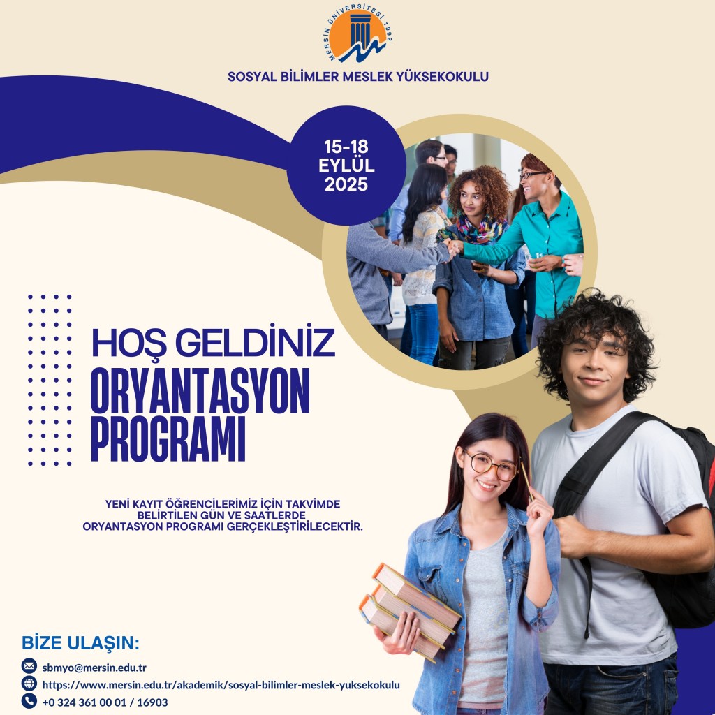 YENİ KAYIT ORYANTASYON PROGRAMI detayı için tıklayınız