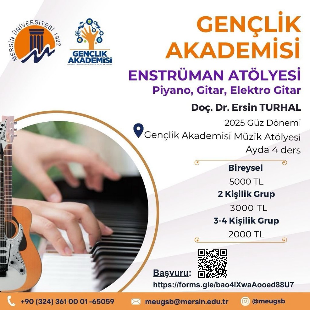 Enstrüman Atölyesi detayı için tıklayınız