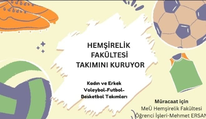 Fakültemiz Spor Takımlarına Katılım Başvuruları Başladı detayı için tıklayınız