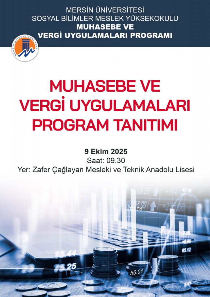 Muhasebe ve Vergi Uygulamaları Program Tanıtımı detayı için tıklayınız