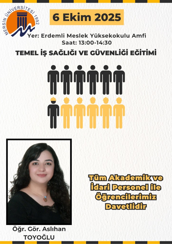 Temel İş Sağlığı ve G&uuml;venliği Eğitimi detayı için tıklayınız
