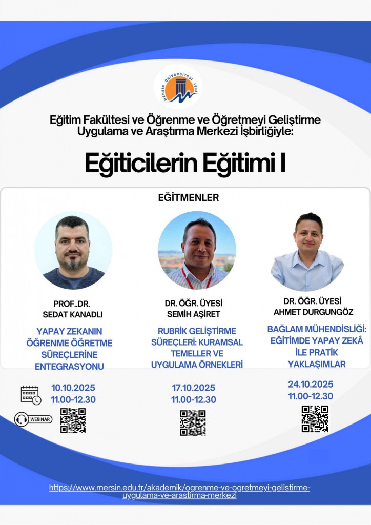 Eğiticilerin Eğitimi I detayı için tıklayınız