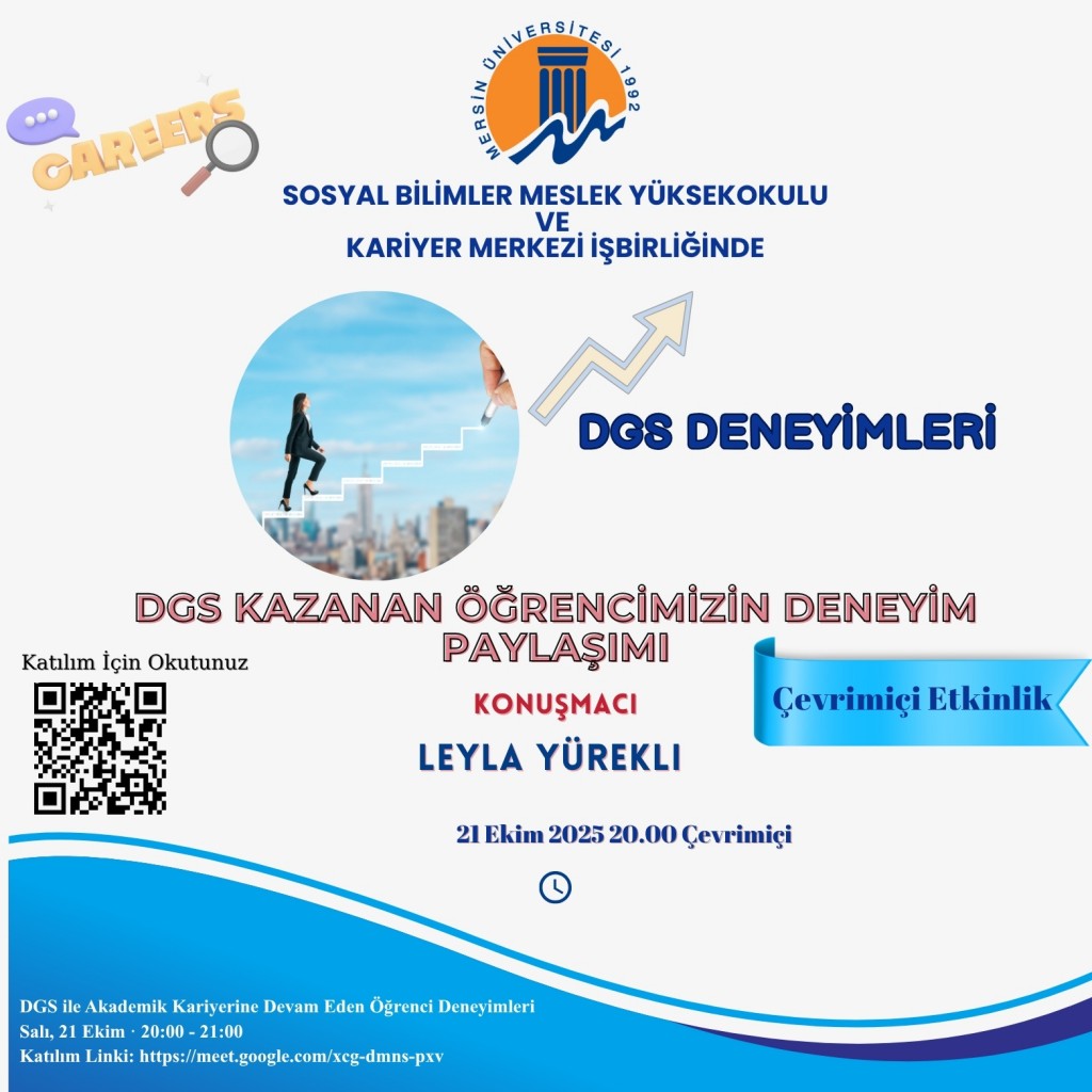 DGS Deneyim Paylaşımı Semineri detayı için tıklayınız
