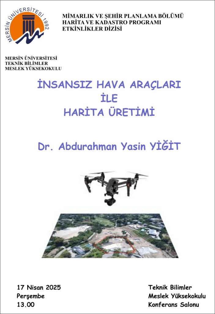 İHA ile Harita Üretimi detayı için tıklayınız