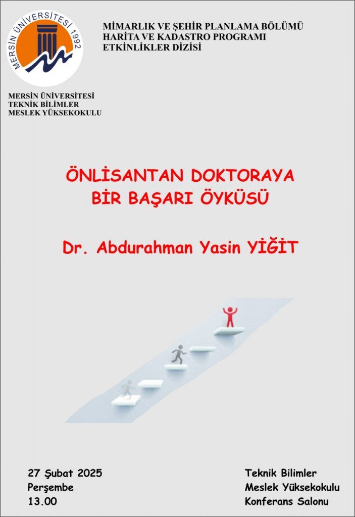 Ön lisanstan Doktoraya Bir Başarı Öyküsü detayı için tıklayınız