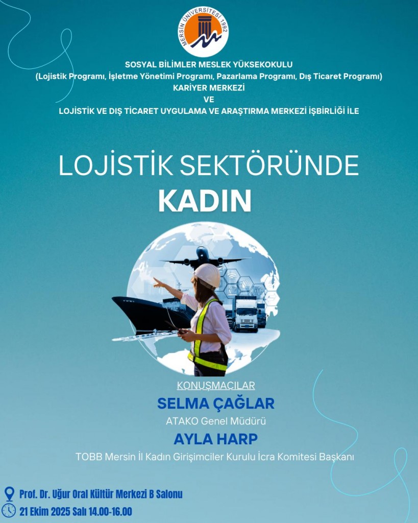Lojistik Sektöründe Kadın detayı için tıklayınız