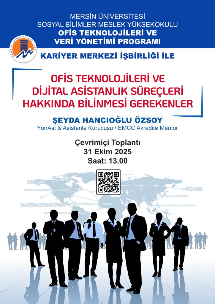 Ofis Teknolojileri ve Dijital Asistanlık Süreçleri Hakkında Bilinmesi Gerekenler detayı için tıklayınız