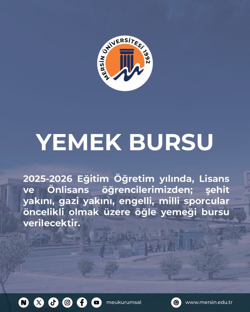 Yemek Bursu detayı için tıklayınız