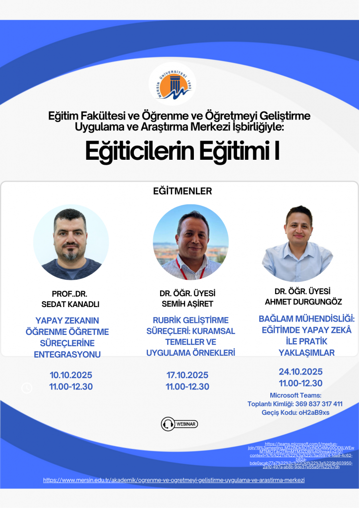 Bağlam Mühendisliği: Eğitimde Yapay Zekâ ile Pratik Yaklaşımlar detayı için tıklayınız