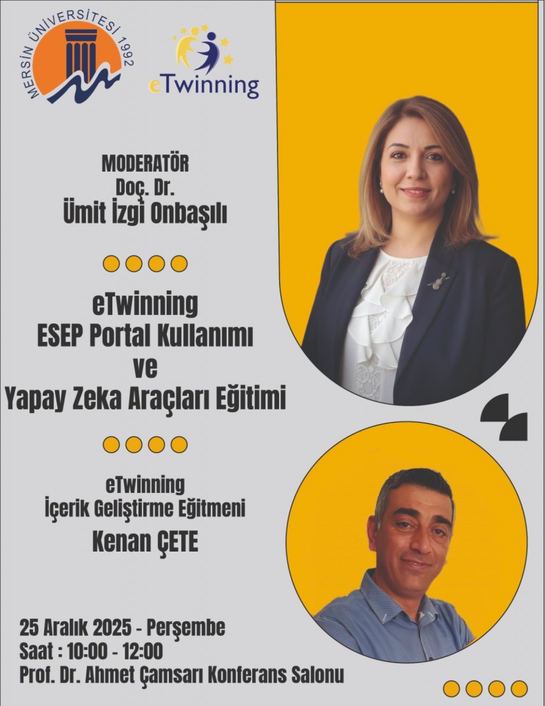 eTwinning ESEP Portal Kullanımı ve Yapay Zeka Ara&ccedil;ları Eğitimi detayı için tıklayınız