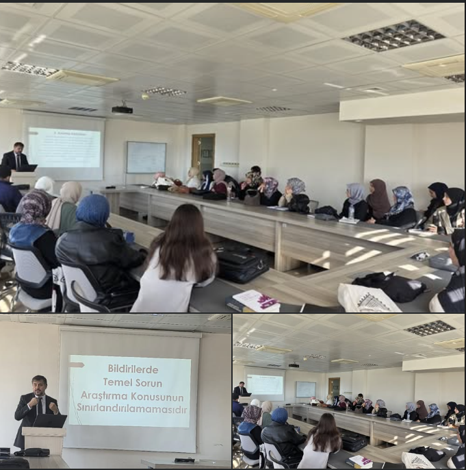 Bildiri &Ouml;zeti Hazırlama Semineri Verildi detayı için tıklayınız