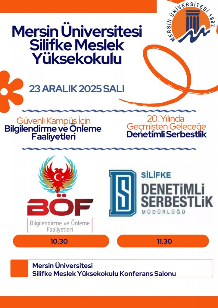 G&uuml;venli Kamp&uuml;s İ&ccedil;in Bilgilendirme ve &Ouml;nleme Faaliyetleri (b&ouml;f) Konferansı / 20.yılında Ge&ccedil;mişten Geleceğe Denetimde Serbestlik Konferansı detayı için tıklayınız