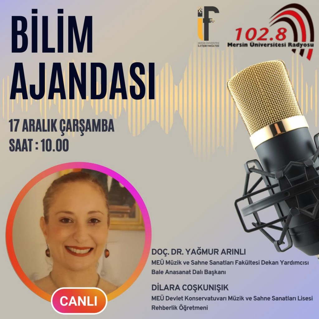 Do&ccedil;. Dr. Yağmur Arınlı ve Dilara Coşkunışık "Bilim Ajandası" Programına Konuk Oldu detayı için tıklayınız