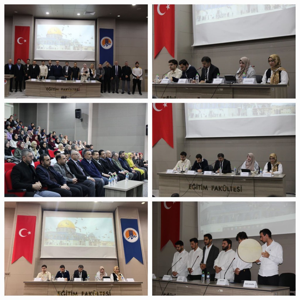 Kud&uuml;s Temalı Panel D&uuml;zenlendi detayı için tıklayınız