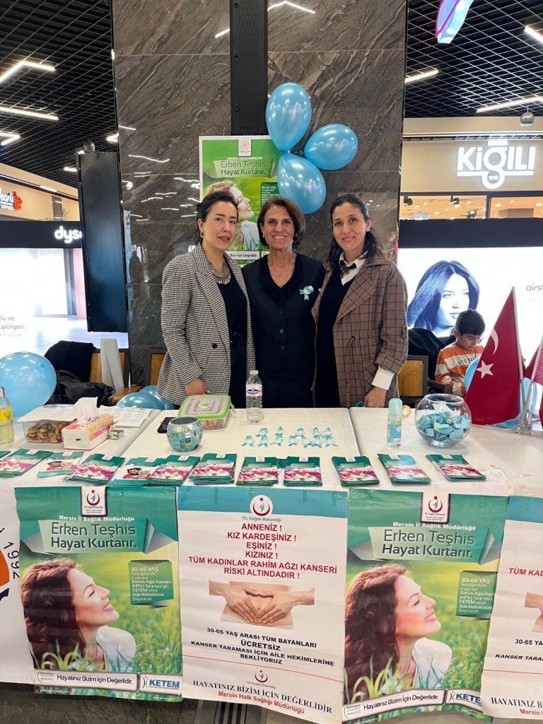 Serviks Kanseri Farkındalığı İ&ccedil;in Sayapark AVM'de Anlamlı Etkinlik detayı için tıklayınız