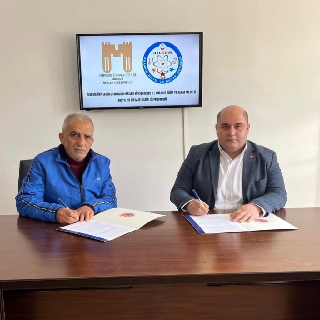 Y&uuml;ksekokulumuz ile Anamur Bilim ve Sanat Merkezi (BİLSEM) arasında protokol imzalanmıştır. detayı için tıklayınız