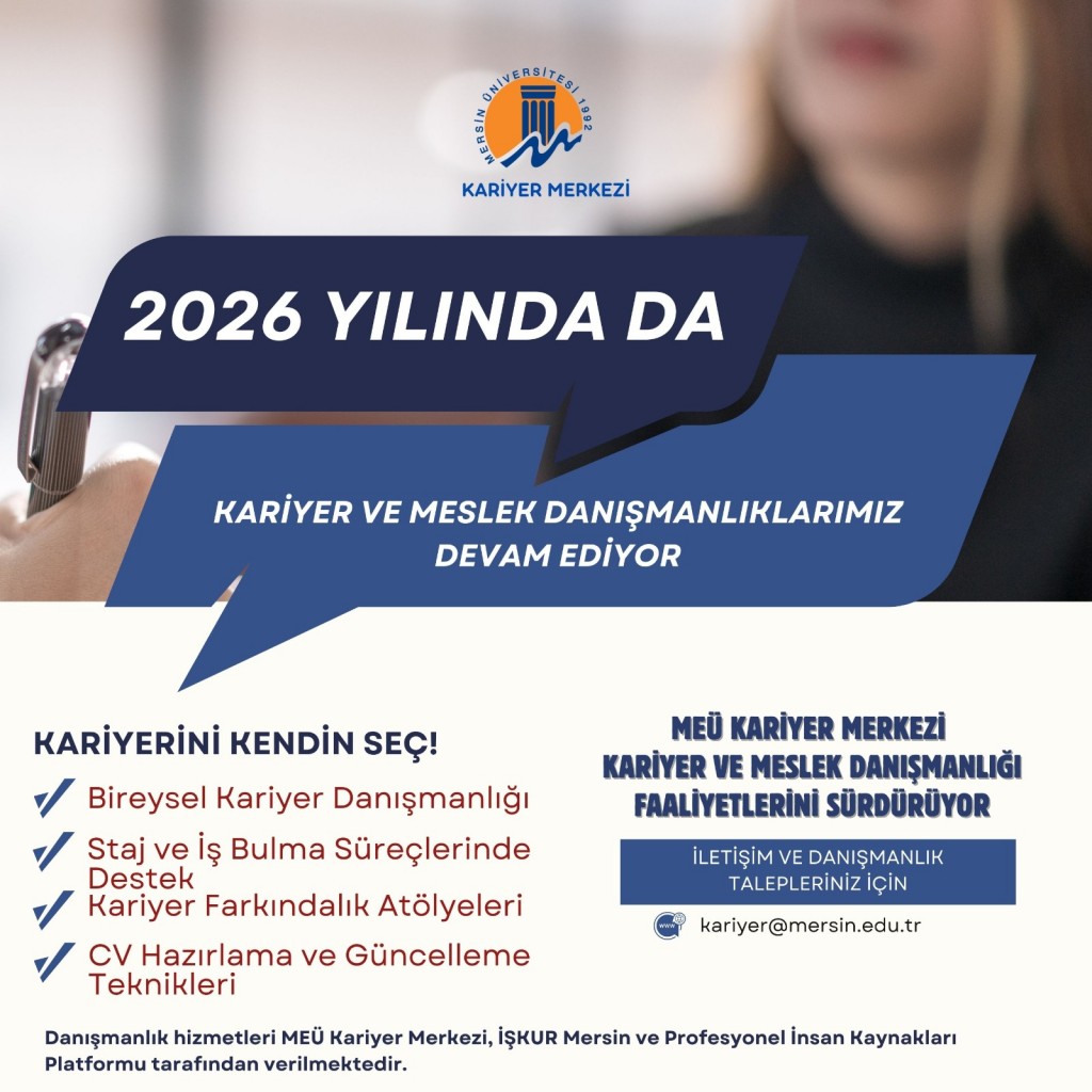 Kariyer Danışmanlığı Eğitimleri Başlıyor detayı için tıklayınız