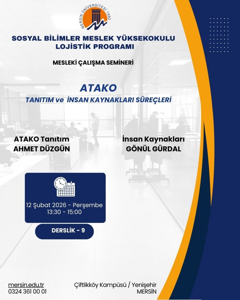 Mesleki &Ccedil;alışma Seminerinde Sekt&ouml;r Deneyimi Ele Alındı detayı için tıklayınız