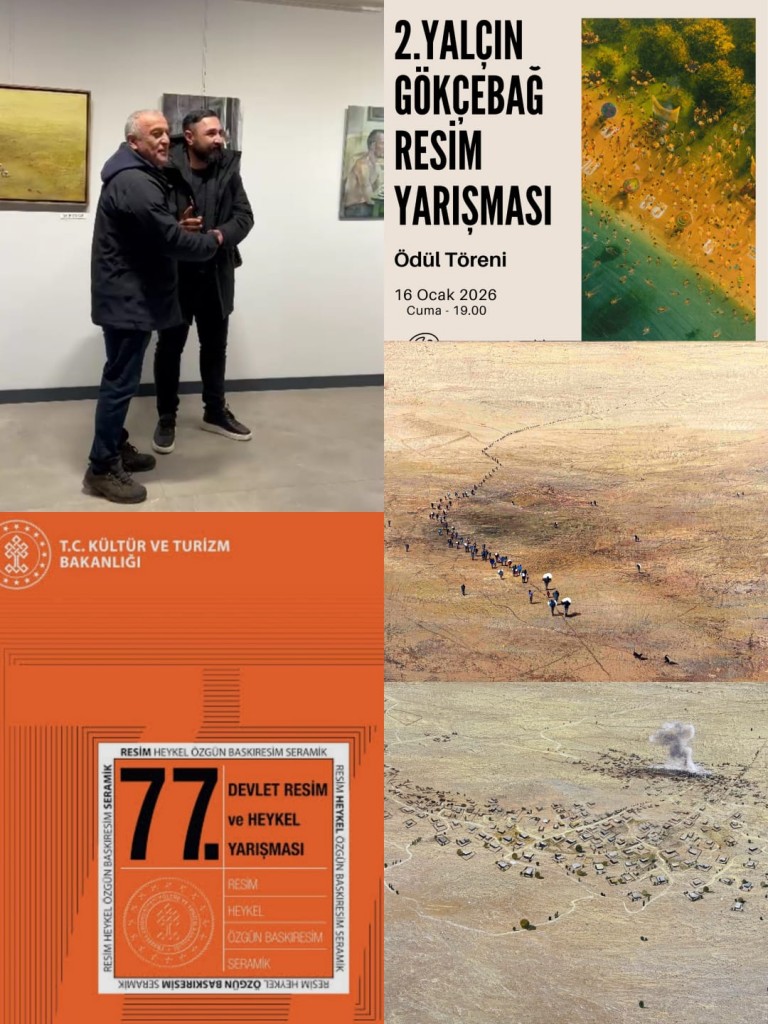 Sanatta Yeterlik &ouml;ğrencimiz Salih &Ccedil;AKAR'a iki &ouml;nemli &ouml;d&uuml;l detayı için tıklayınız