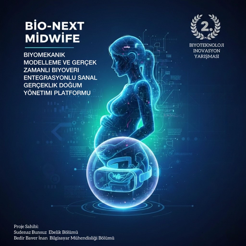 Sağlık Teknolojileri İnovasyon Yarışmasında Ebelik B&ouml;l&uuml;m&uuml; &Ouml;ğrencimizin Projesine İkincilik &Ouml;d&uuml;l&uuml; detayı için tıklayınız