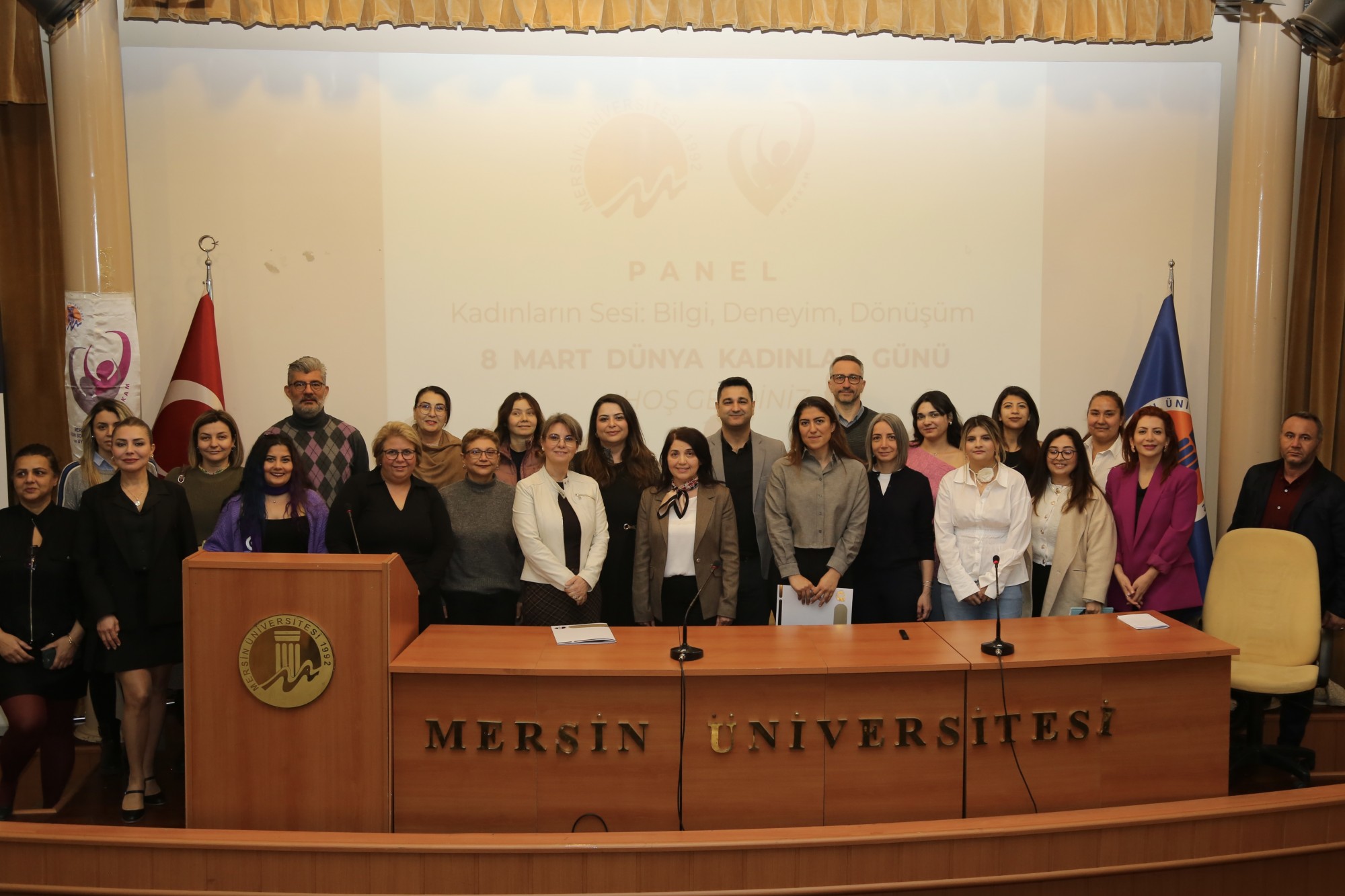 Mersin &Uuml;niversitesi&rsquo;nde 8 Mart&rsquo;a &Ouml;zel Panel: &ldquo;Kadınların Sesi: Bilgi, Deneyim ve D&ouml;n&uuml;ş&uuml;m&rdquo; detayı için tıklayınız