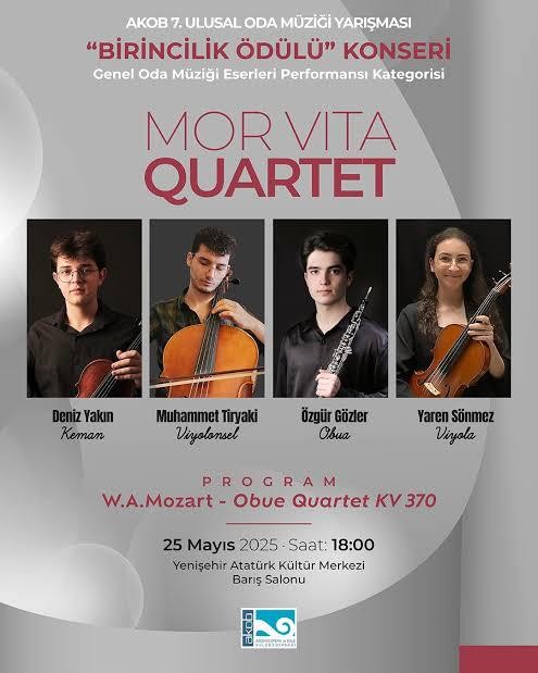 Mezunlarımızdan Muhammet TİRYAKİ Ulusal Oda M&uuml;ziği Yarışmasında Birincilik &Ouml;d&uuml;l&uuml;n&uuml; Aldı detayı için tıklayınız