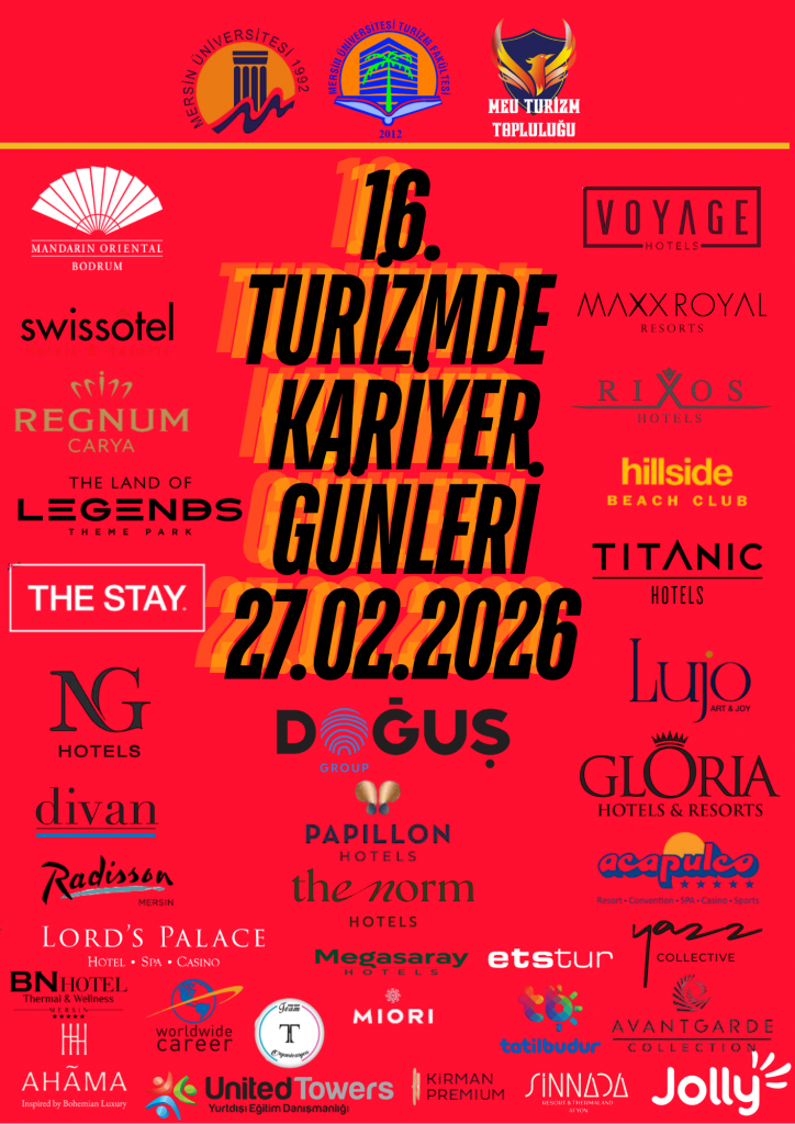 Turizm Fak&uuml;ltesi&rsquo;nde Geleceğin Profesyonelleri Sekt&ouml;rle Buluştu: 16. Kariyer G&uuml;nleri detayı için tıklayınız