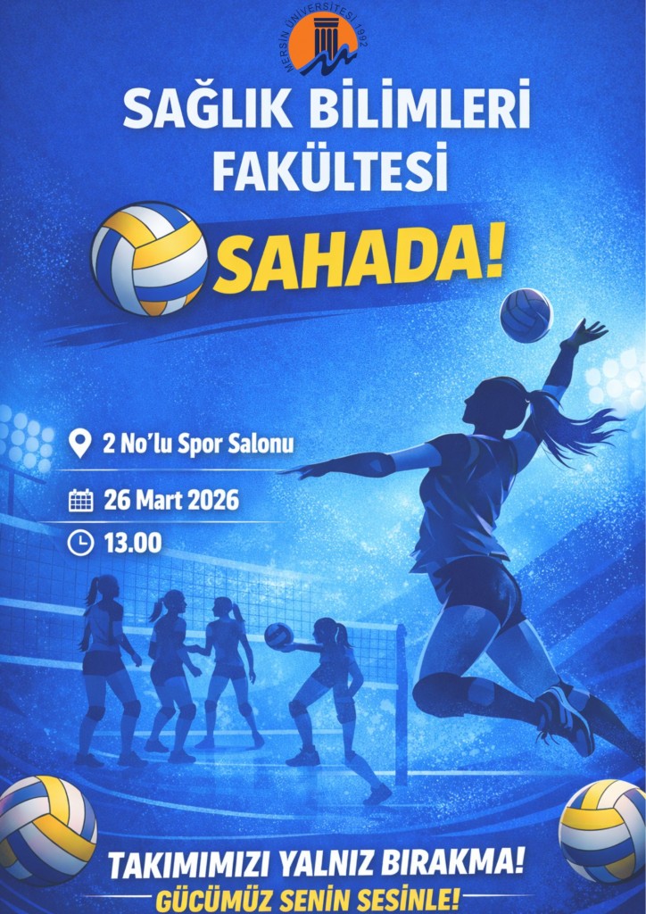 sağlık Bilimleri Fak&uuml;ltesi Voleybol Takımı Sahada detayı için tıklayınız