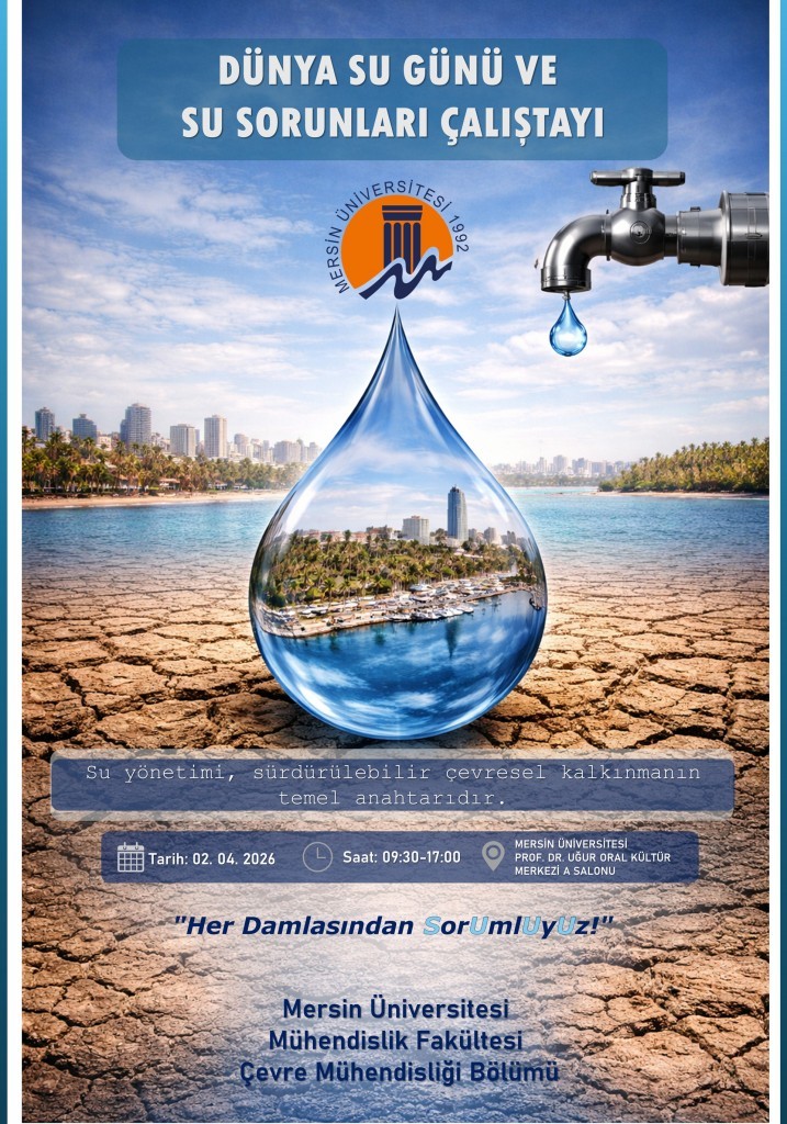 D&uuml;nya Su G&uuml;n&uuml; ve Su Sorunları &Ccedil;alıştayı detayı için tıklayınız