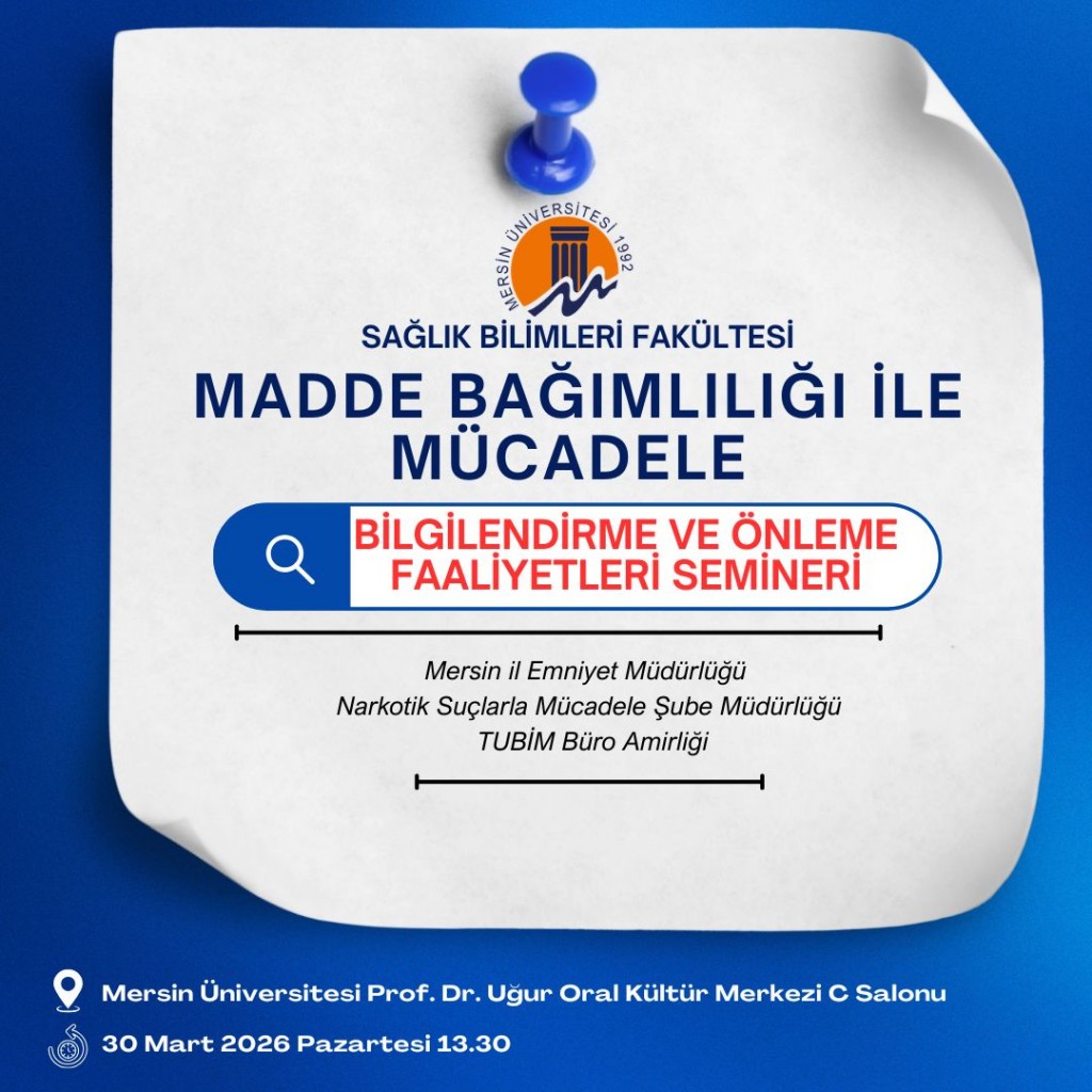 Madde Bağımlılığıyla M&uuml;cadele eğitimleri detayı için tıklayınız