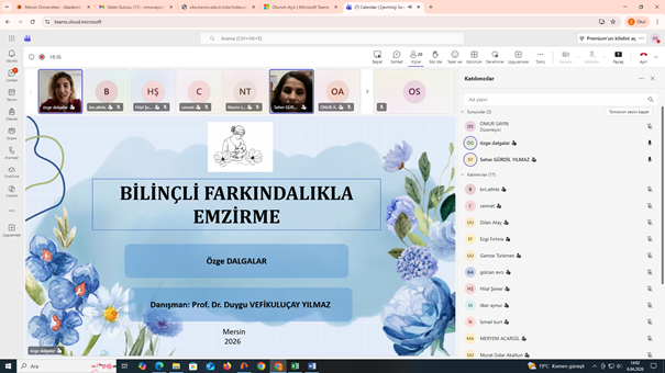 &Ccedil;evrim İ&ccedil;i Mezun Seminerleri Dizisi detayı için tıklayınız