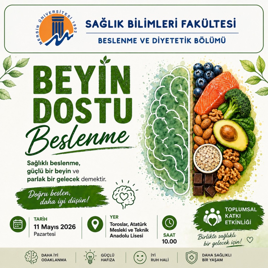 Beyin dostu Beslenme Semineri detayı için tıklayınız