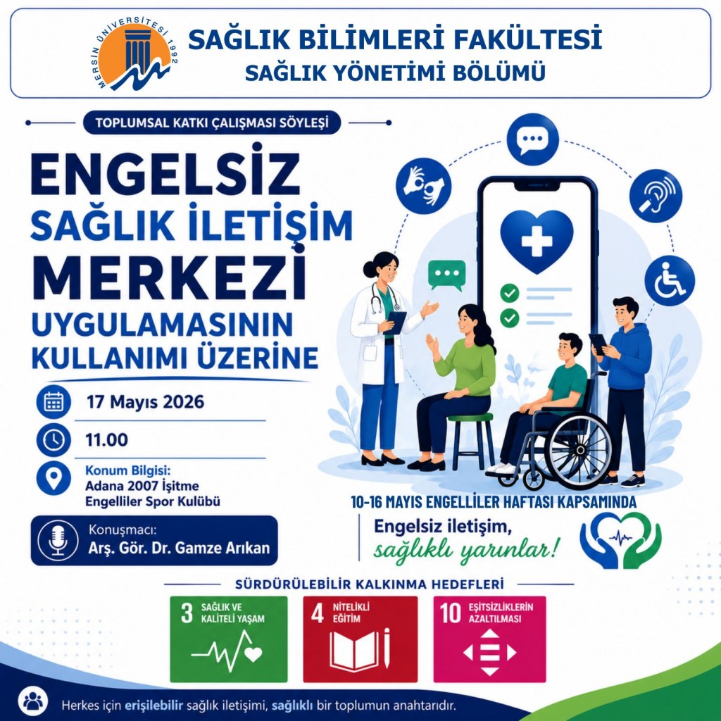 Toplumsal Katkı &Ccedil;alışması S&ouml;yleşisi&rsquo;ne davetlisiniz! detayı için tıklayınız