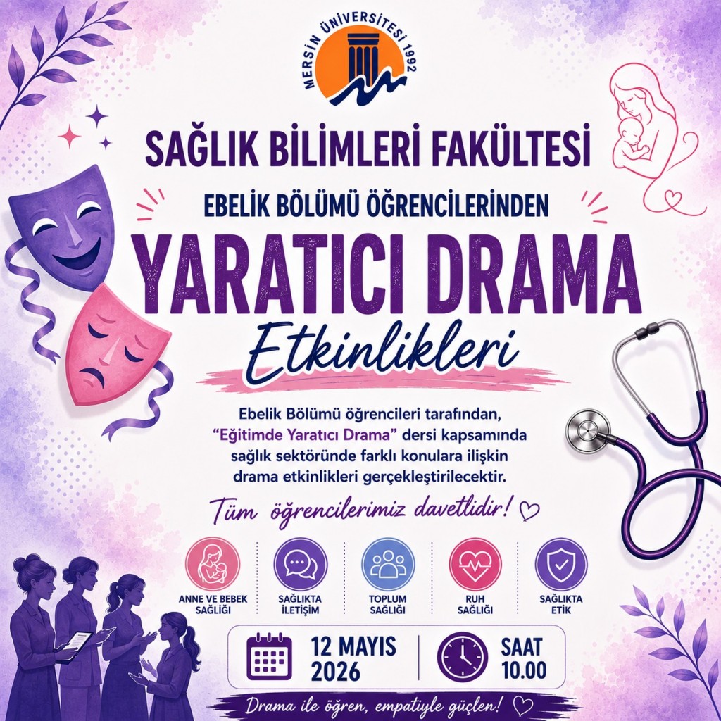 Ebelik B&ouml;l&uuml;m&uuml; &Ouml;ğrencilerinden Yaratıcı Drama Etkinlikleri! detayı için tıklayınız