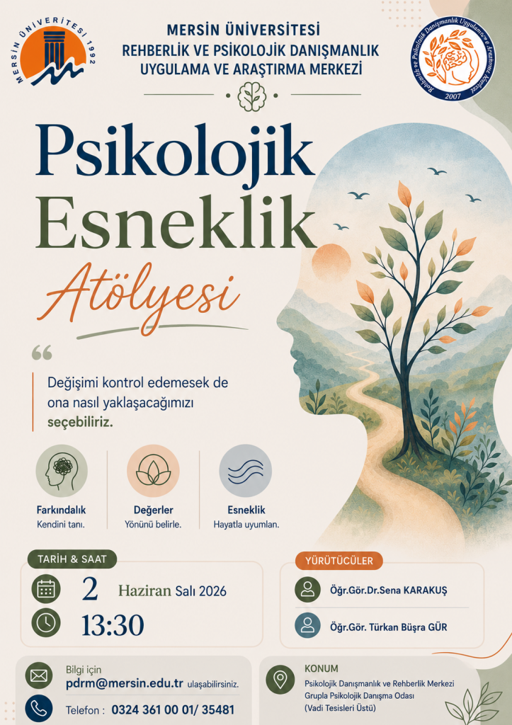 Psikolojik Esneklik At&ouml;lye &Ccedil;alışması detayı için tıklayınız