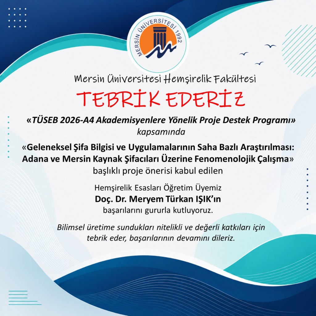 Fak&uuml;ltemizin T&Uuml;SEB 2026-A4 Proje Başarısı detayı için tıklayınız