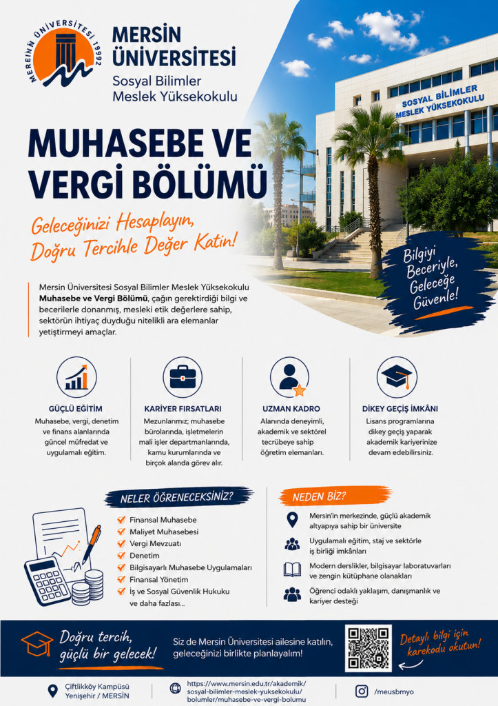 Muhasebe ve Vergi B&ouml;l&uuml;m&uuml;ne bekliyoruz detayı için tıklayınız